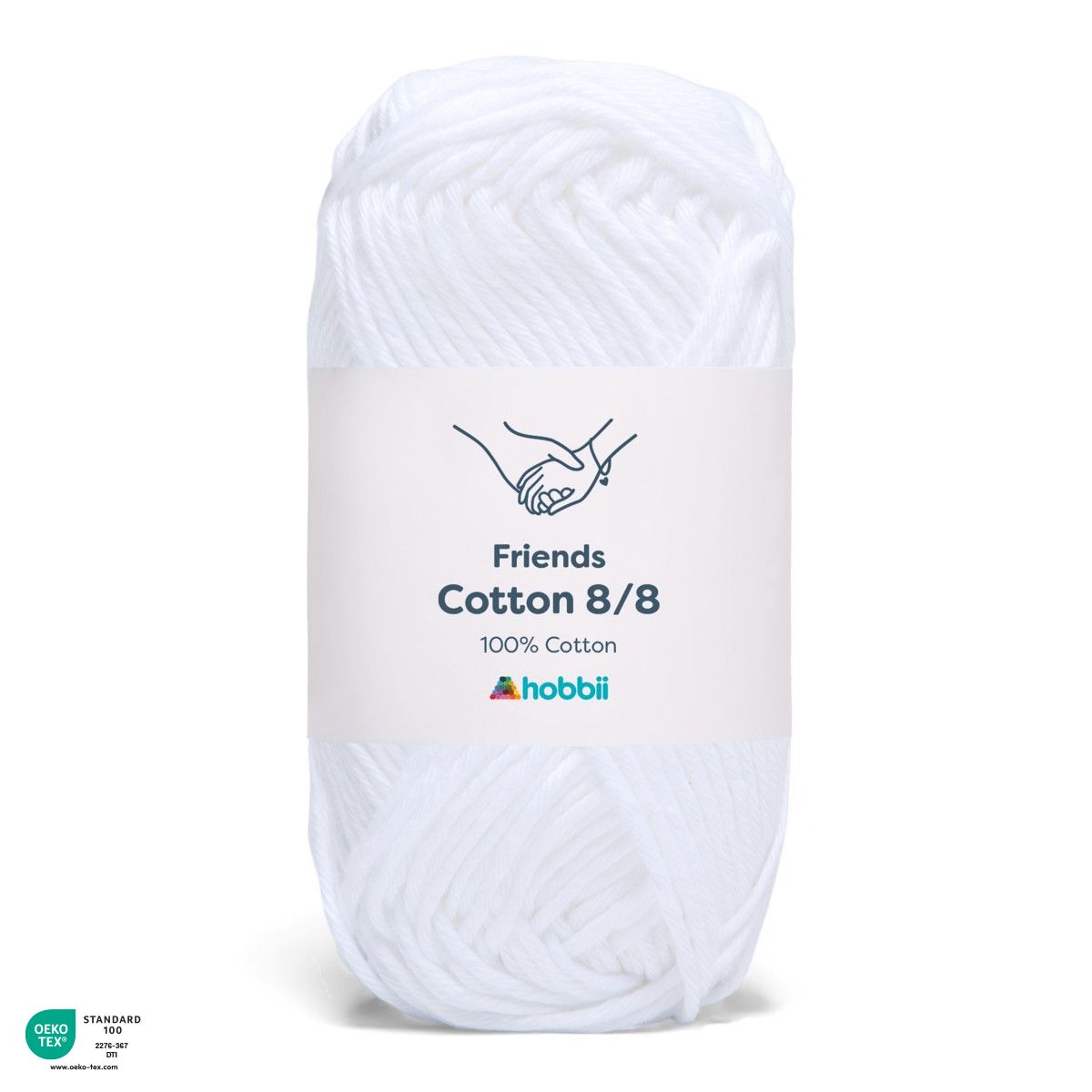 Friends Cotton 8/8 — White (01)
