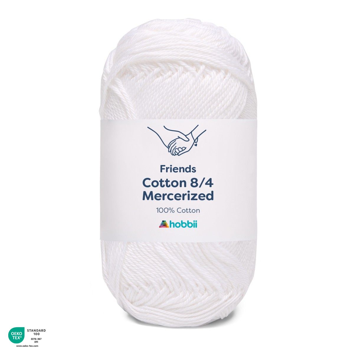 Friends Cotton 8/4 Mercerized — White (01)