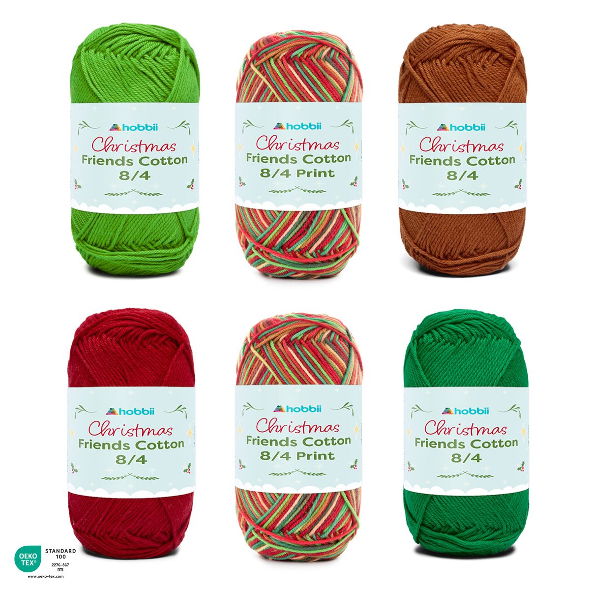 Friends Cotton 8/4 Print Christmas Color Pack (Limited Edition) photograph 1