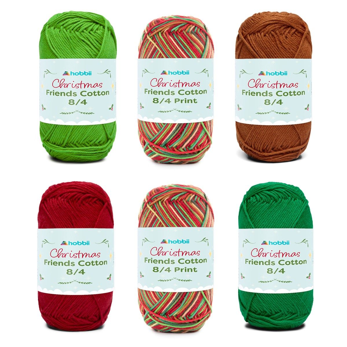 Friends Cotton 8/4 Print Christmas Color Pack (Limited Edition) photograph 4