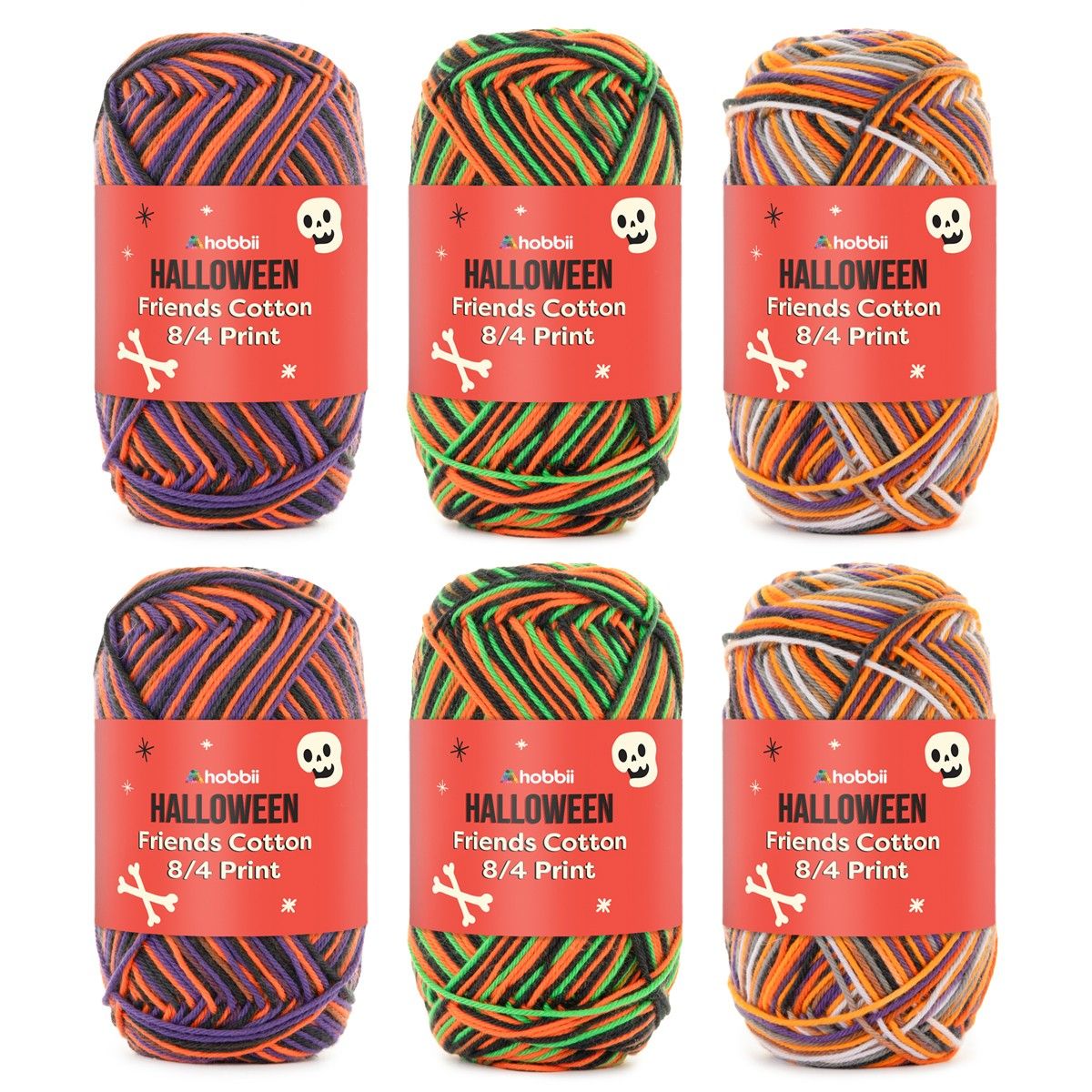 Friends Cotton 8/4 Print Halloween Color Pack (Limited Edition) — Halloween Frenzy (01)