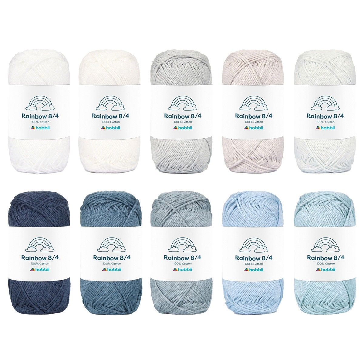 Rainbow Cotton 8/4 Color Pack photograph 6