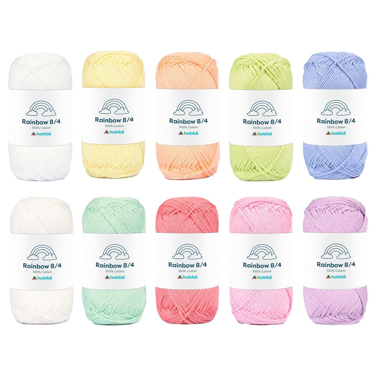 Rainbow Cotton 8/4 Color Pack photograph 7