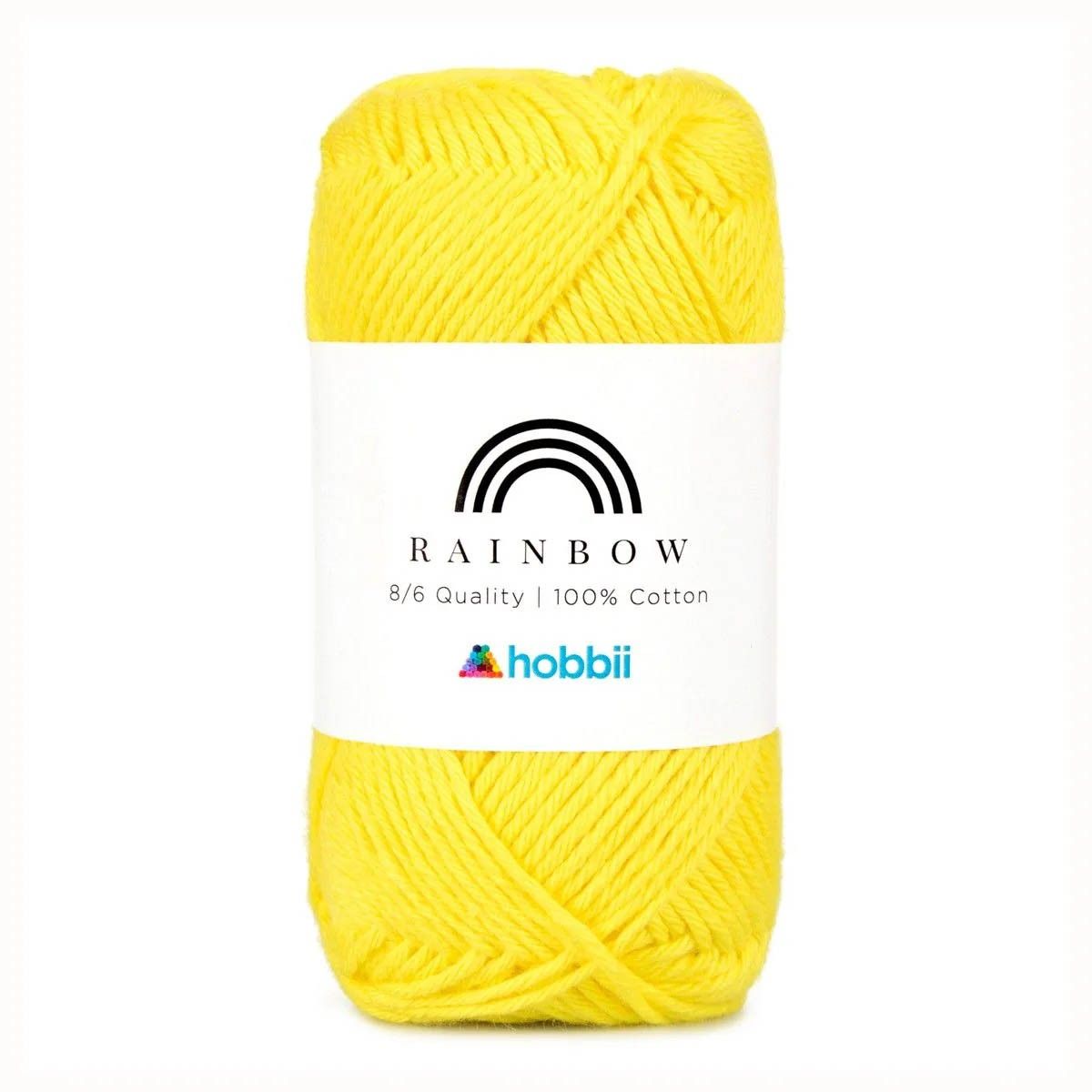 Rainbow Cotton 8/6 — Yellow (054)
